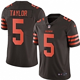 Nike Men & Women & Youth Browns 5 Tyrod Taylor Brown Color Rush Limited Jersey,baseball caps,new era cap wholesale,wholesale hats